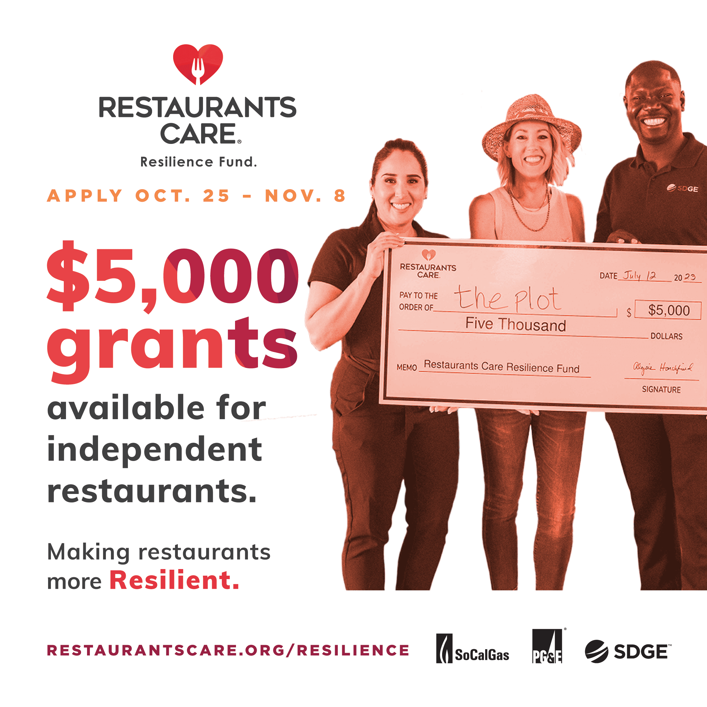 Restaurants Care Resilience Fund Fall Cycle 2023