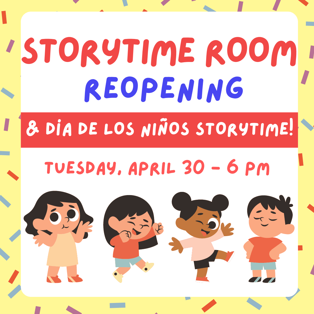 Storytime room ribbon cutting