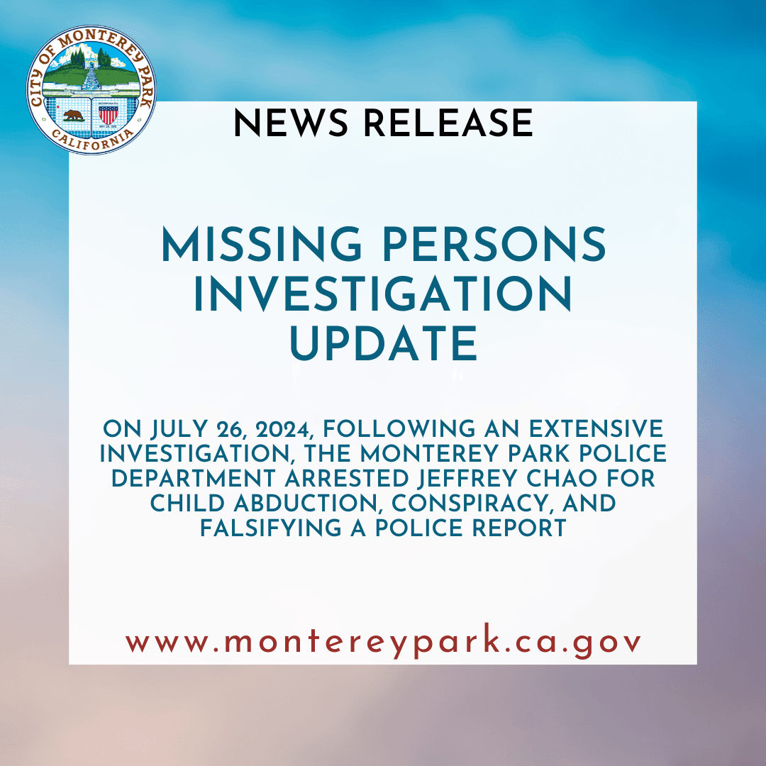 MPK News Release re: Jeffrey Chao Arrest Press Release notice