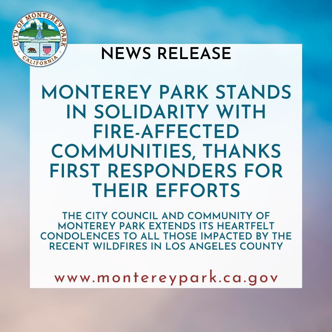 MPK Stands in Solidarity with Fire Affected Communities Thanks First Responders for Their Efforts