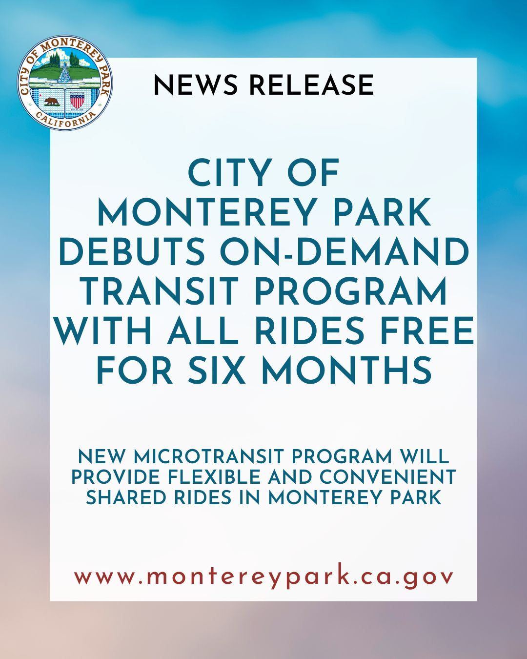MPK News Release for MPK Debuts On Demand Transit Express image