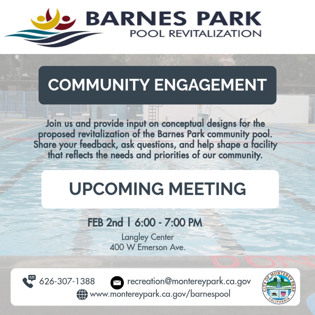 Barnes Park Pool Revitalization Meeting 02-02-26