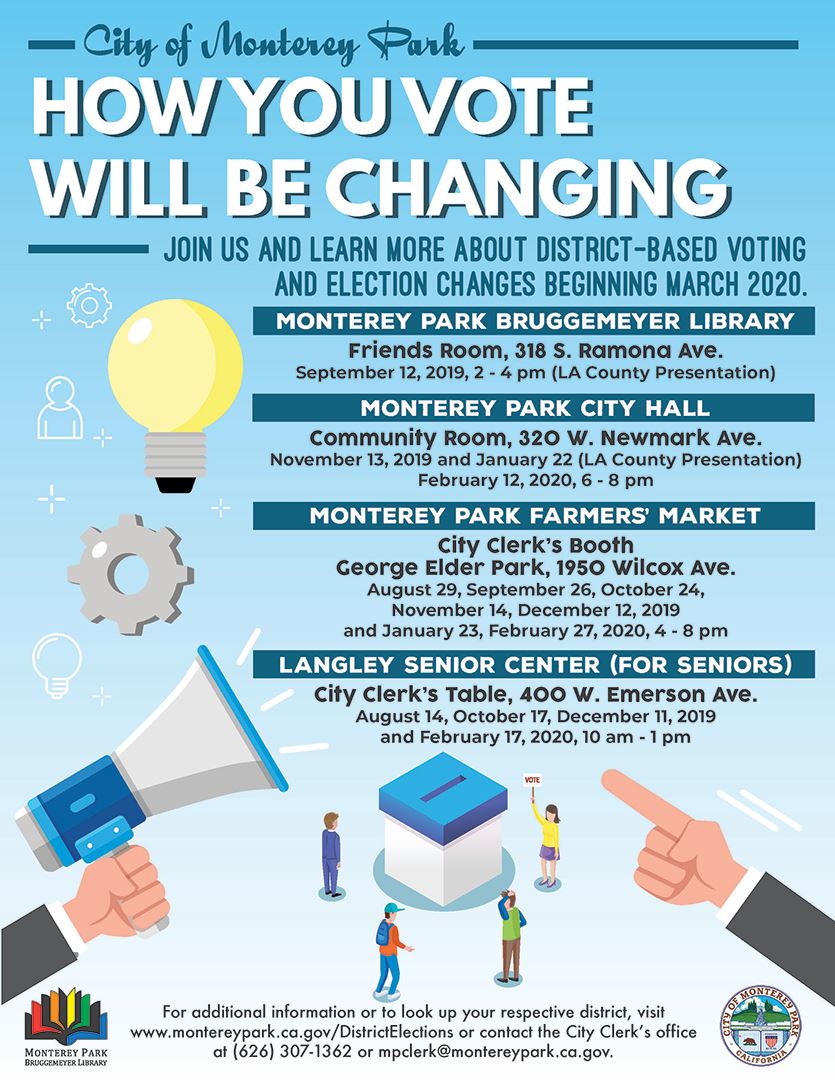 How You Vote Will Be Changing flyer